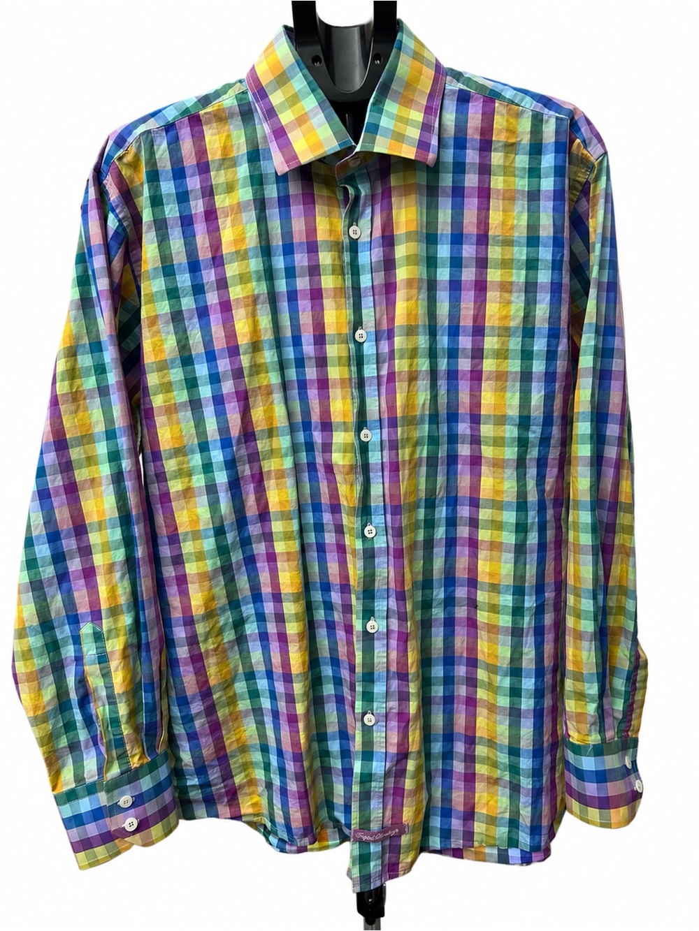 English Laundry Multicolor Plaid Button-Down Shirt
